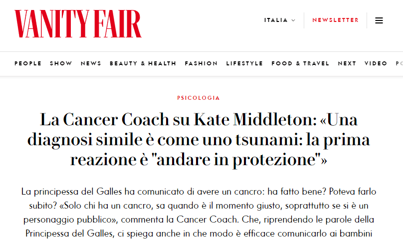 mara mussoni articolo vanity fair
